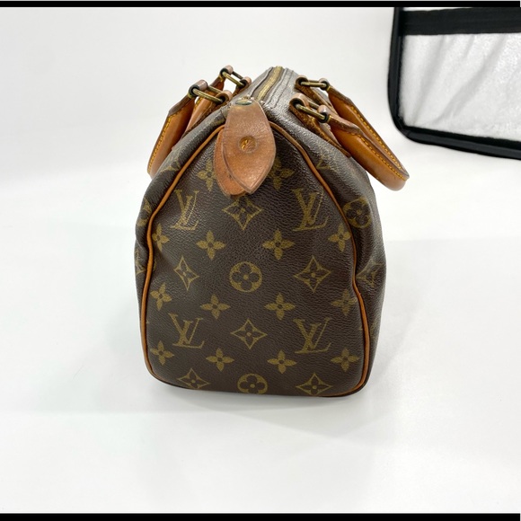 Louis Vuitton Brown Monogram Speedy 25 Handbag - Picture 7 of 9